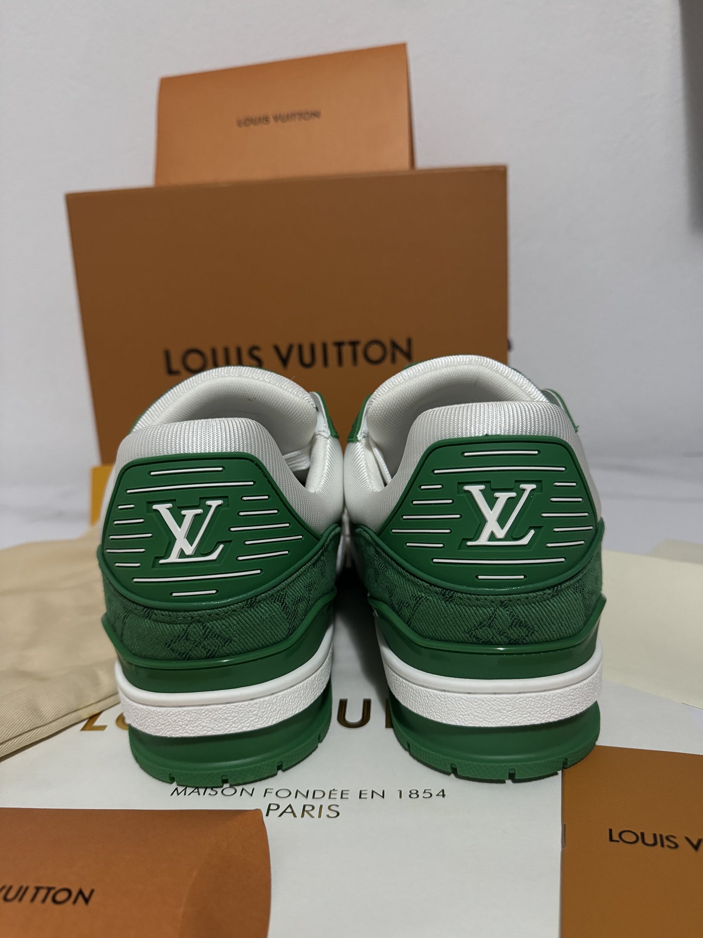 Louis Vuitton Trainer Sneakers Green