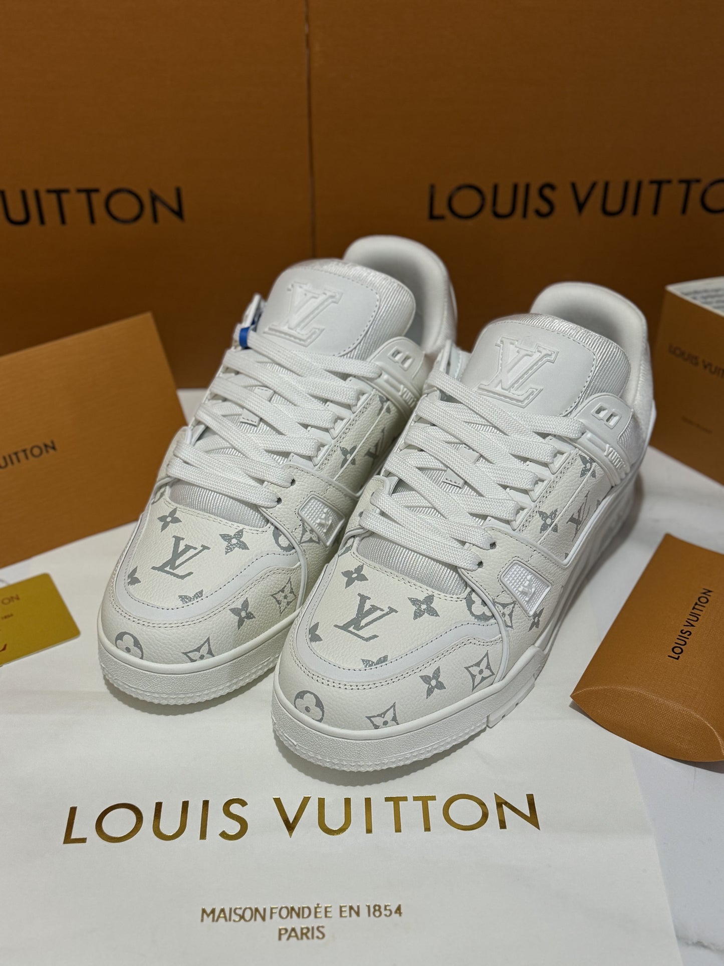 Louis Vuitton Trainer Sneakers White