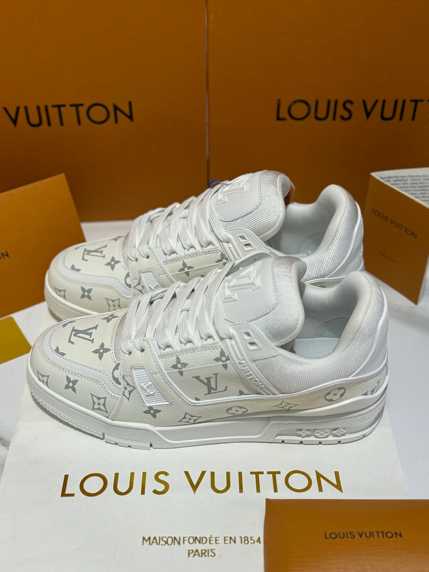 Louis Vuitton Trainer Sneakers White