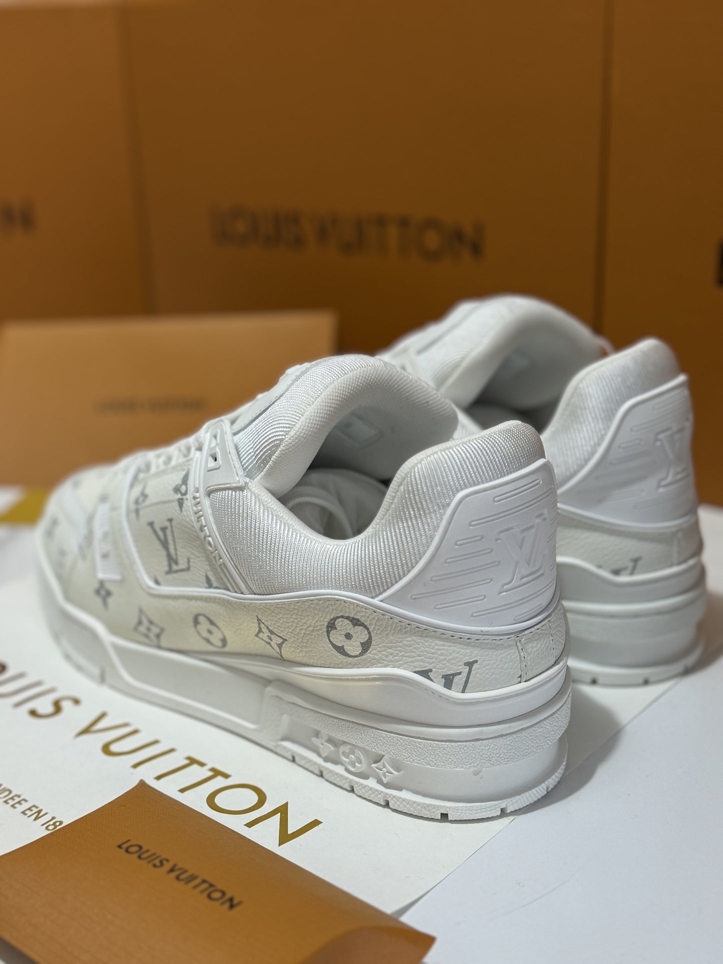 Louis Vuitton Trainer Sneakers White