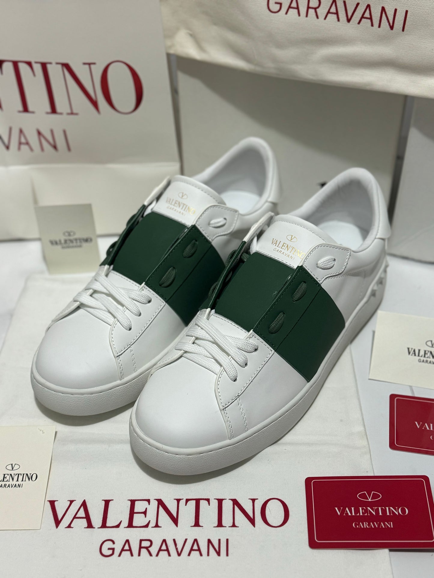 Valentino Garavani Calfskin Open Sneakers