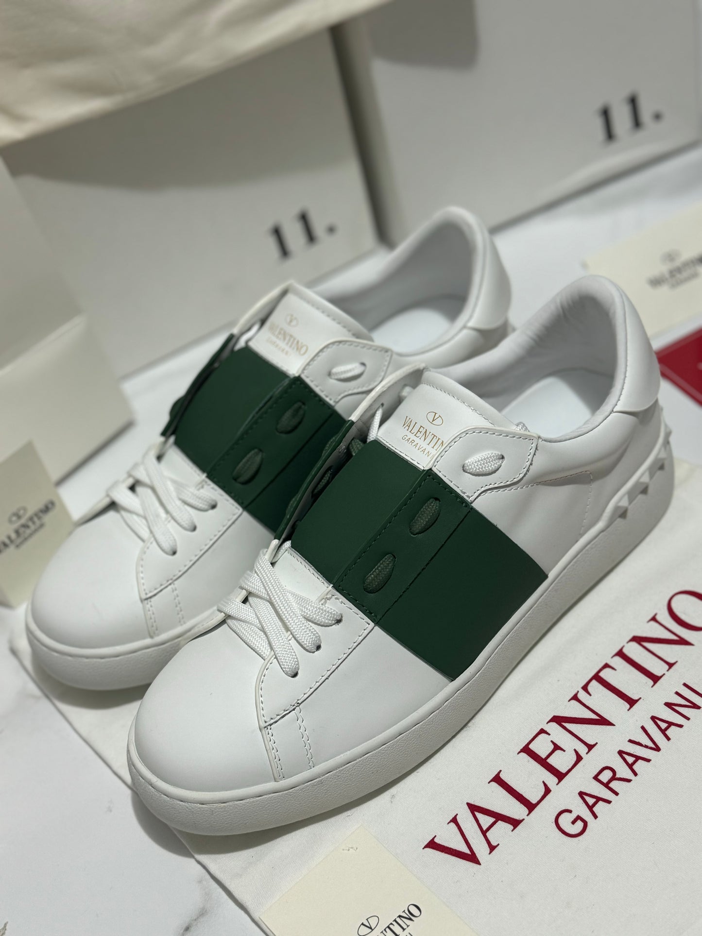 Valentino Garavani Calfskin Open Sneakers