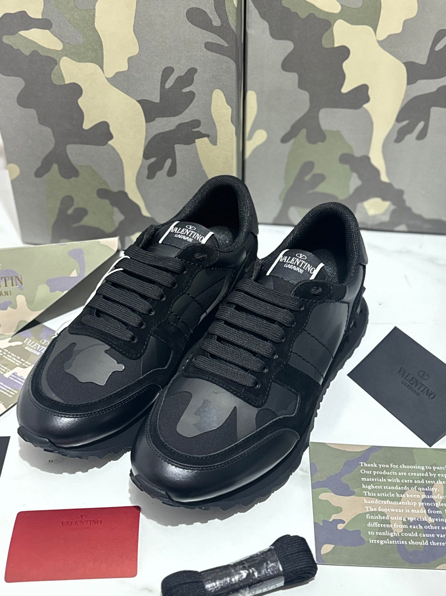 Valentino Garavani Rockrunner Camouflage Black