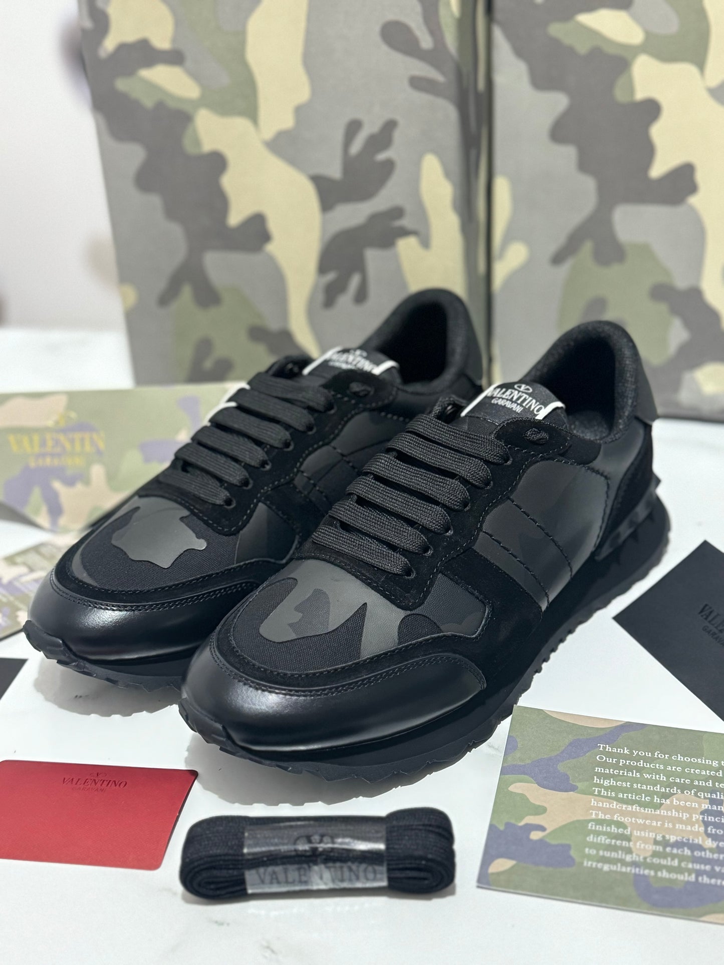 Valentino Garavani Rockrunner Camouflage Black