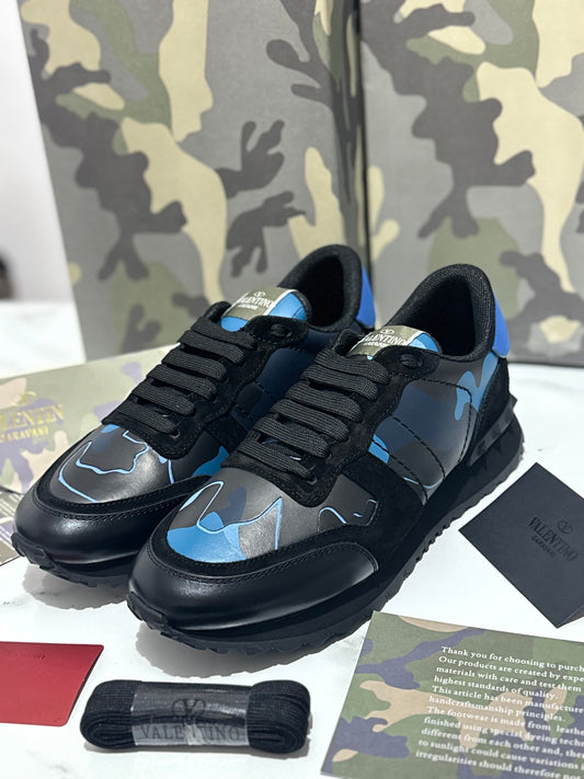 Valentino Garavani Rockrunner Camouflage Blue