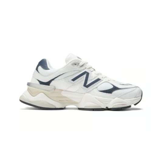 New Balance 9060 White & Navy Blue