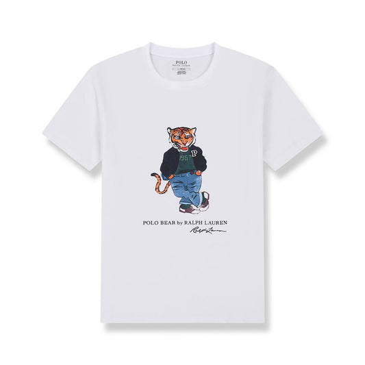 Polo Ralph Lauren T-Shirt Tiger White