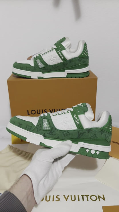 Louis Vuitton Trainer Sneakers Green