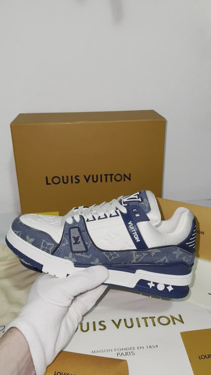 Louis Vuitton Trainer Sneakers Denim