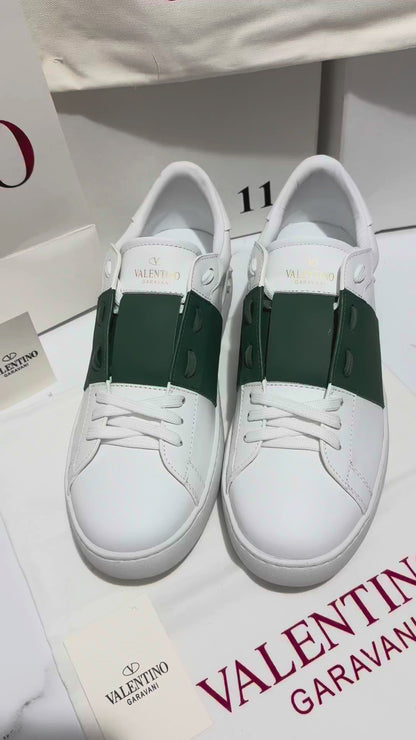 Valentino Garavani Calfskin Open Sneakers