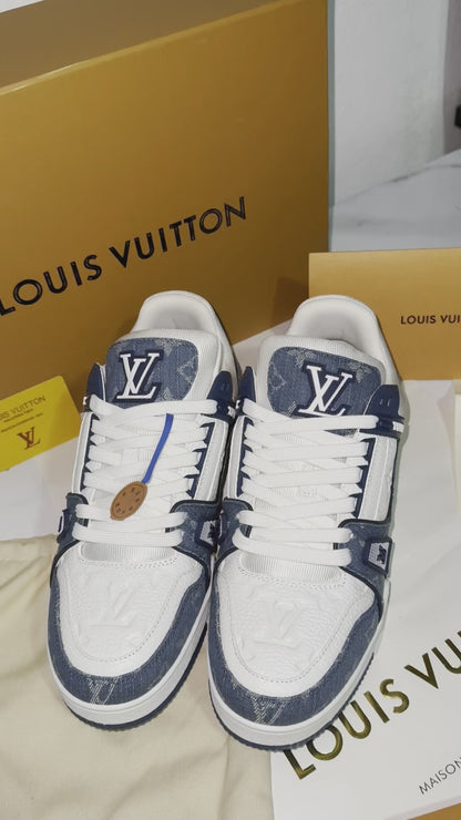 Louis Vuitton Trainer Sneakers Denim