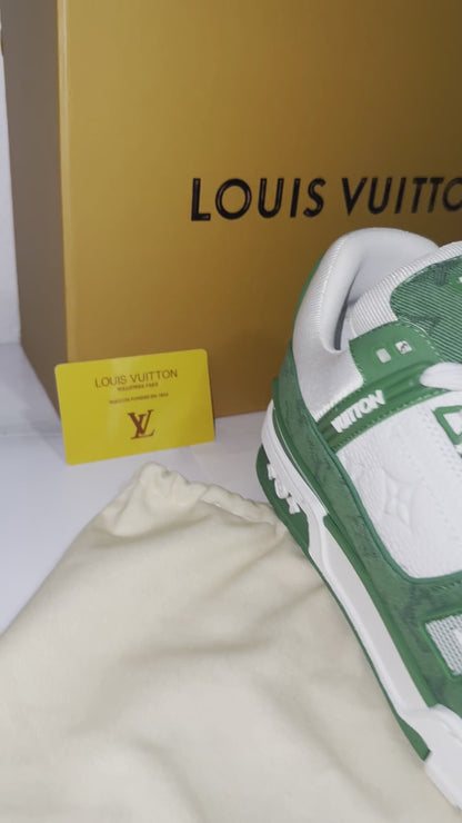 Louis Vuitton Trainer Sneakers Green