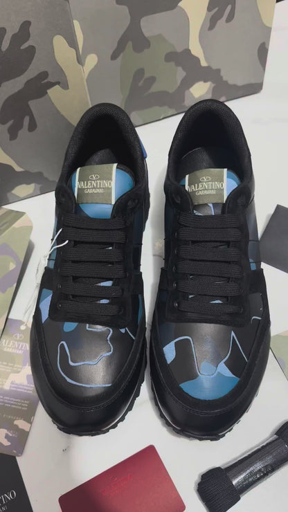 Valentino Garavani Rockrunner Camouflage Blue