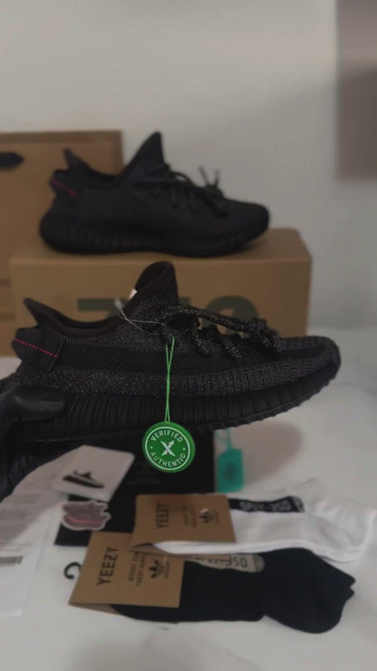 Adidas Yeezy Boost 350 "Static Black Reflective"