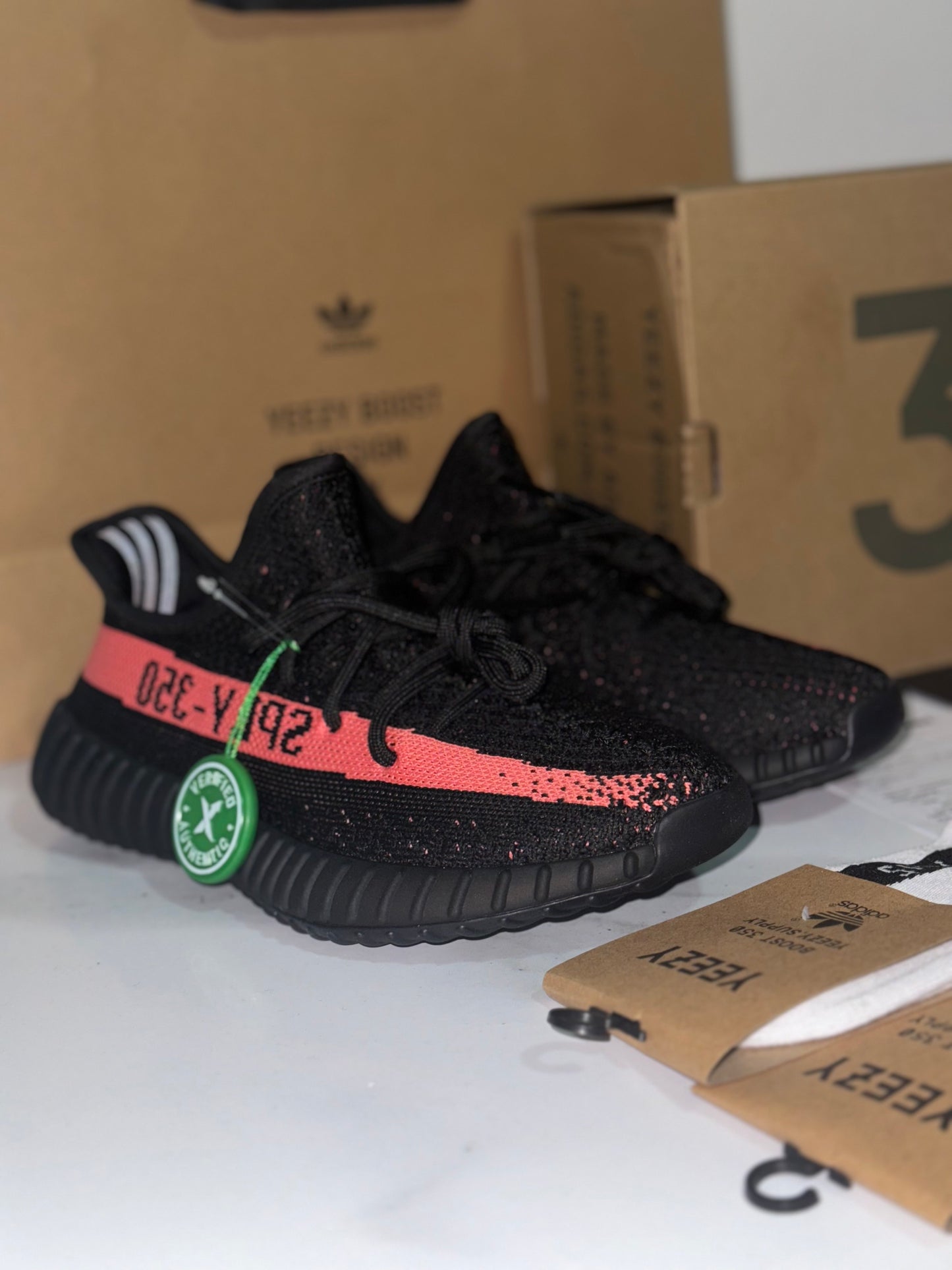 Adidas Yeezy Boost 350 "Core Black Red"