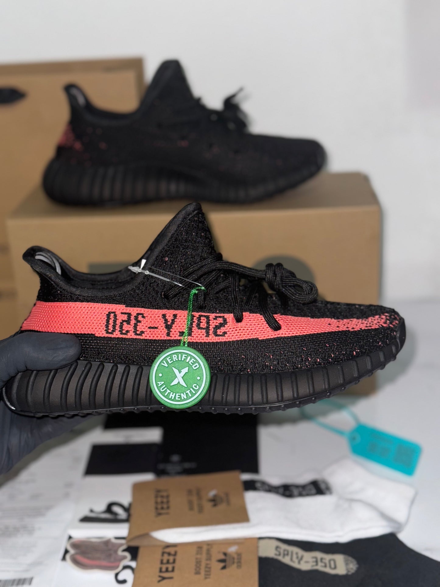 Adidas Yeezy Boost 350 "Core Black Red"