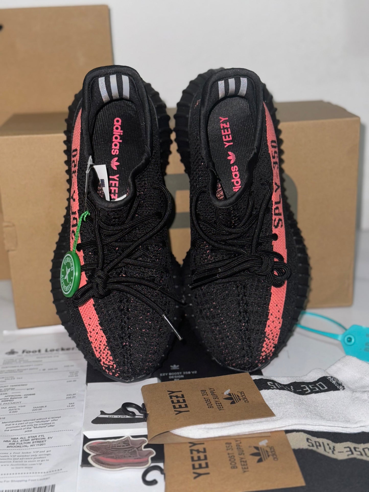 Adidas Yeezy Boost 350 "Core Black Red"
