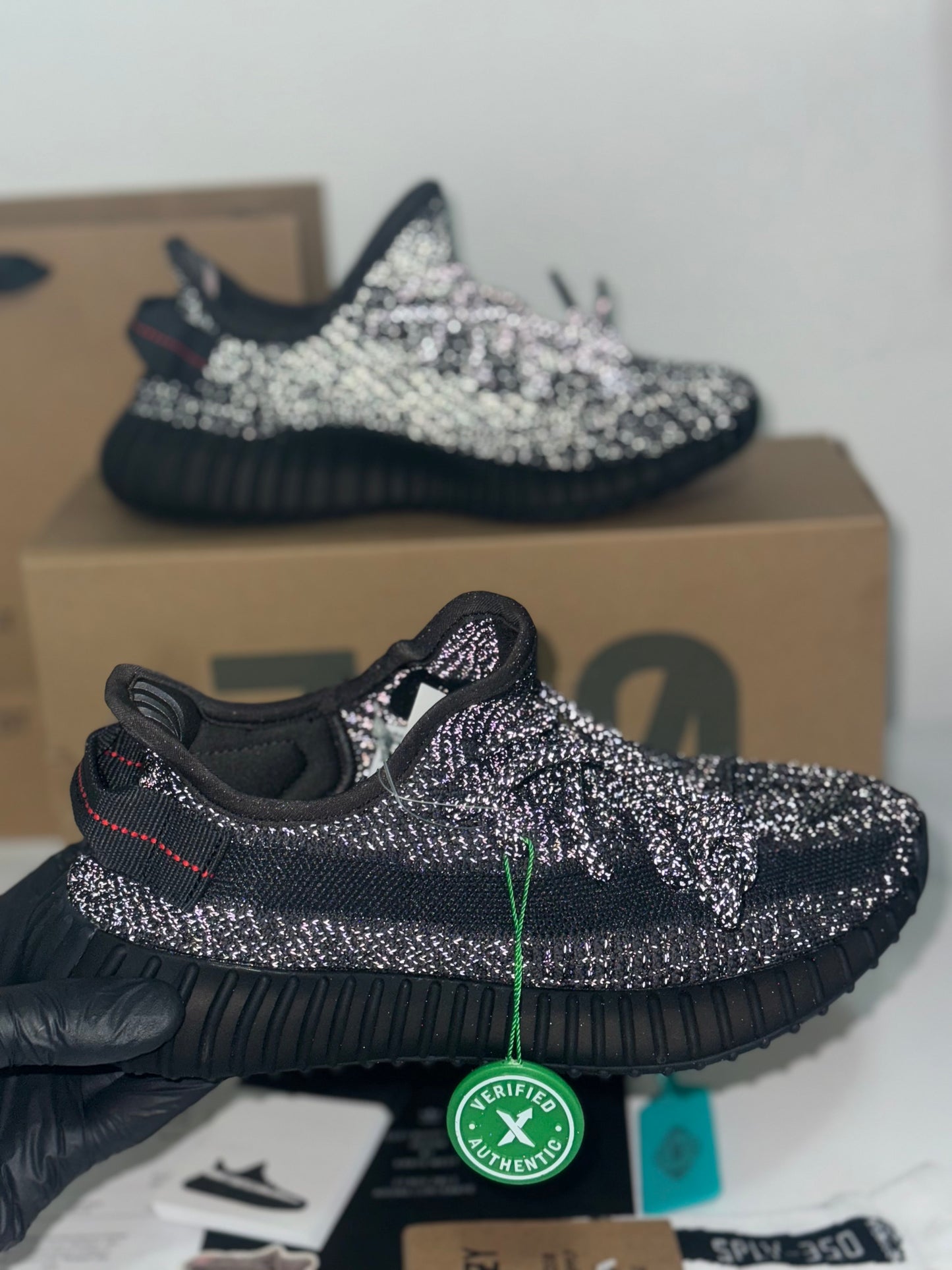 Adidas Yeezy Boost 350 "Static Black Reflective"